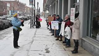 Dump Trump protest in Waterville