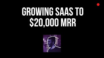 Growing SaaS to $20K MRR | LIVE