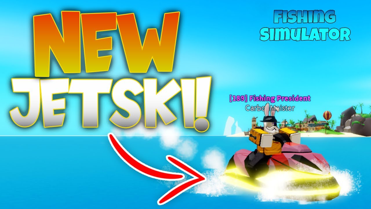 New Ghost Jetski Spears Update 11 Fishing Simulator Roblox