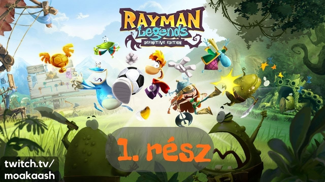 EGY ŐRÜLETES PLATFORMER JÁTÉK WOOOW | Rayman Legends - 1. rész | Magyar ...