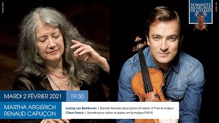 Martha Argerich & Renaud Capuçon aux Sommets Musicaux de Gstaad