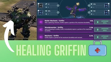 GRIFFIN + HEALING  DRONE + HEALING PIOT SKILL + ADVANCED HEALING MODULE | War Robots #WR #WarRobots