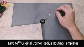 DUEBEL Corner Radius Routing Templates for Woodworking T15 T20 T25 T30  Corner Radius Jig R15 R20 R25 R30 Router Jigs and Templates Alu