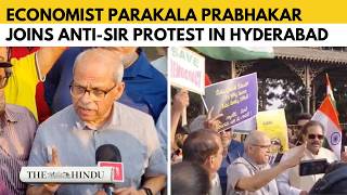 Economist Parakala Prabhakar Joins Anti-SIR Protest in Hyderabad; Seek CEC's Resignation