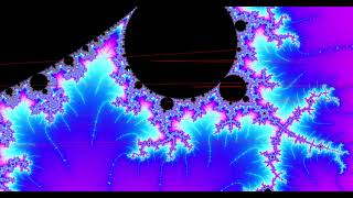 pretty cool melody pattern in the Mandelbrot Set with sound