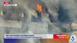 Norte Fire in Orange County destroys homes -  Friday 2 p.m. Team Coverage