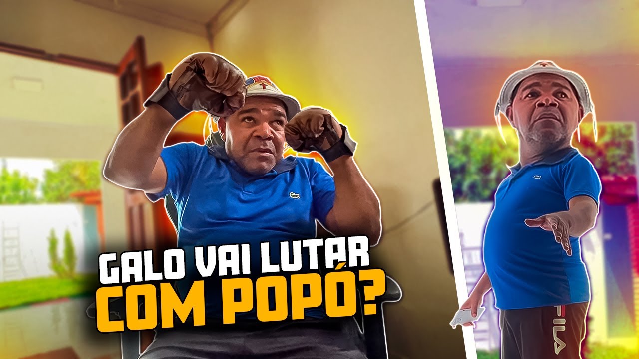 GALO CEGO FOI CONVIDADO PARA LUTAR COM O POPÓ VEJA NO QUE DEU 🤣| GALO CEGO