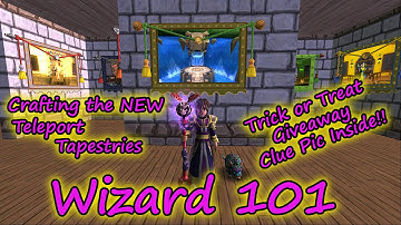 Wizard101: Crafting the NEW Teleport Tapestries for the Hall of Everywhere