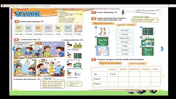 Theme 2 lesson 3 grade 4 smart start | tiếng Anh 4/ monday, tuesday, … sunday
