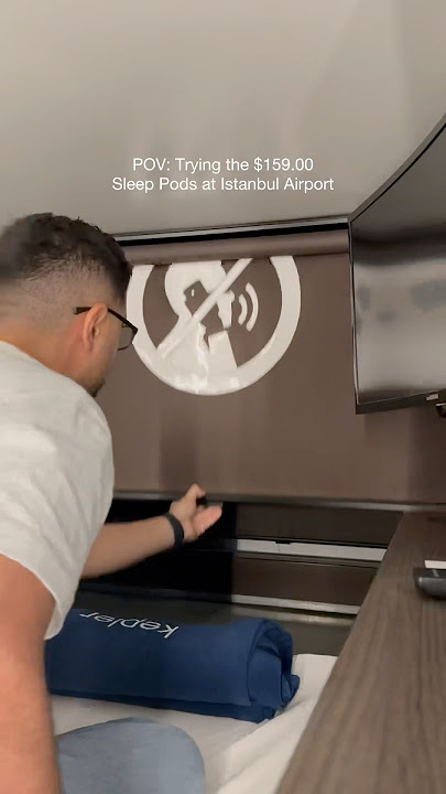 I Paid $159 To Try The Sleep Pods At Istanbul Sabiha Airport | #airportlounge #Istanbul #Airport