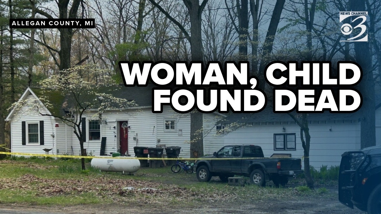 Woman, child found dead inside West Michigan home - YouTube