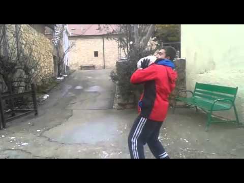 Pelea de bolas de nieve en valle de tabladillo