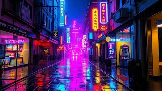 Cyberpunk Night City - Atmospheric Rain for Relaxation