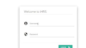 01 -  How to login in the iHRIS - Employee Schedule Website.