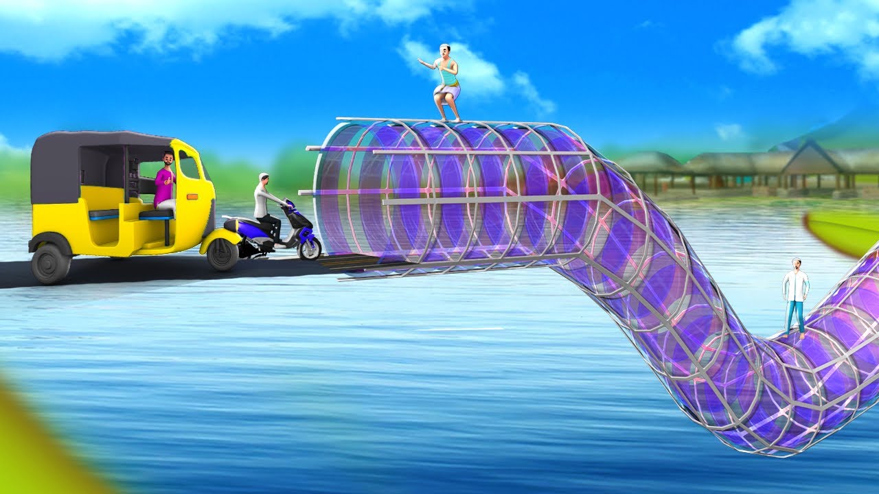 ಗಾಜಿನ ಪೈಪ್ ಸೇತುವೆ ಮಾಂತ್ರಿಕ Glass Pipe Bridge Story Kannada Moral