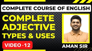 Complete adjective||adjective concepts||English for competitive exams|free course of english|ssc cgl