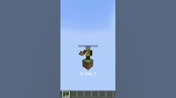 Minecraft, but one follow=one block. Day 1. #minecraft #minecraftgameplay #minecraftchallenge