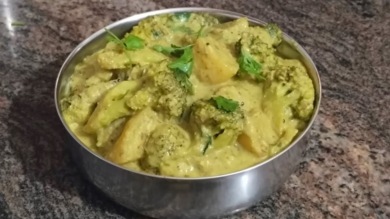  హెల్తీ అండ్ టేస్టీ|| బ్రోకలీ పొటాటో కర్రీ brocali potato curry 