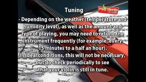 PlayMusic123.com - How to Set Up and Assemble your Violin