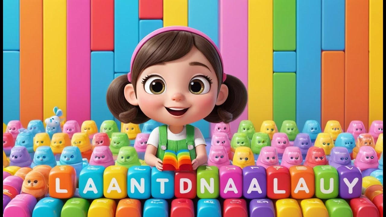 🍬 Candy Colors Animal Learning Song 🌈🐾🎶 | Fun Colors & Animals Song for Toddlers