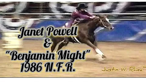 Janet Powell (Stover) & "Benjamin Might"- '86 NFR|...