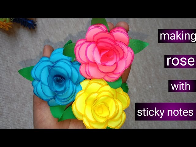 How to make ROSE OF PAPER / DIY Paper Crafts 