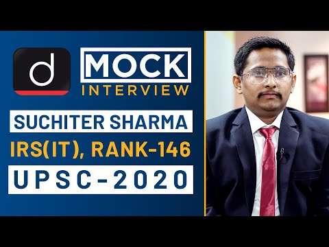Suchiter Sharma, Rank - 146, IPS - UPSC 2020 - Mock Interview I Drishti IAS English – Watch On YouTube