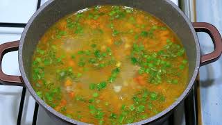 Кислый суп из баранины с борщом, прост в приготовлении, очень вкусный!