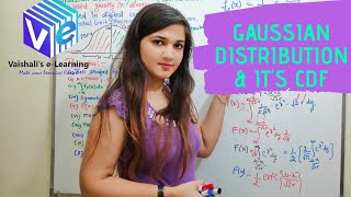 L 19 | Gaussian Distribution | CDF of Gaussian Distribution | Probability & Statistics