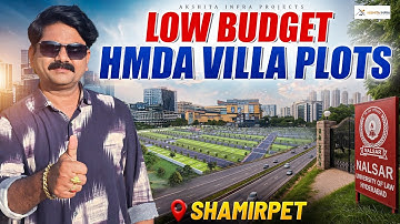 "Low budget  plots for sale in Shamirpet Hyderabad |HMDA approved |Near ORR|Akshita Infraprojects |"