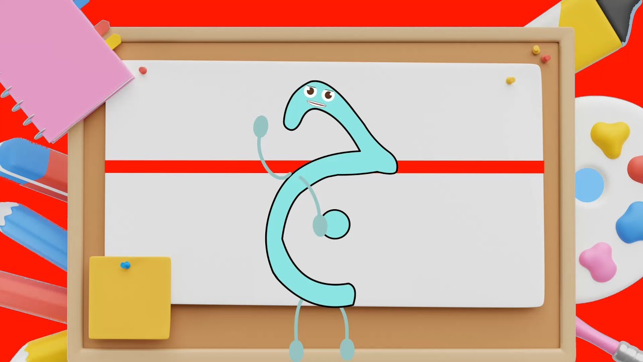 تعلم كتابة حرف الجيم | ا كتابة الحروف العربية | ج | The Letter JEEM ...