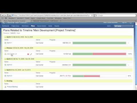 Tracking and Planning with Rational Team Concert