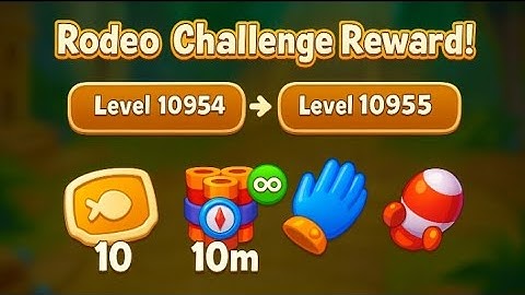 😱 Rodeo Challenge Reward Unlocked! | Fishdom Level 10954–10955 | Mega Boosts & Smart Tricks