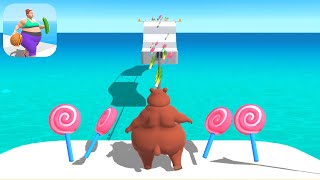 FAT 2 FIT! Game 🐻🍭 All Levels Gameplay Walkthrough iOS / Android Level 41,43 screenshot 4