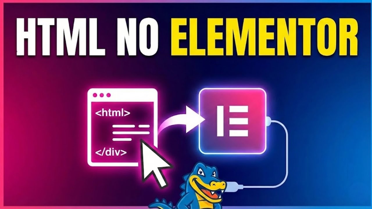 Como Inserir uma Página HTML no Elementor (Passo a Passo Simples) - YouTube