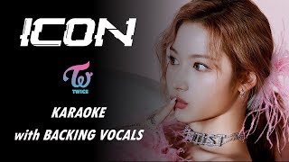 Twice - Icon - Karaoke With Backing Vocals
