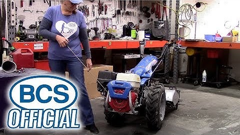 Prepare Your BCS Two-Wheel Tractor