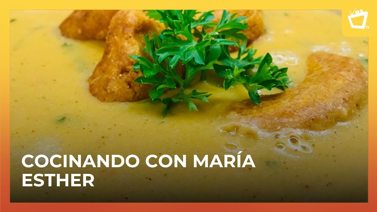 Sopa de queso || COCINANDO CON MARÍA ESTHER