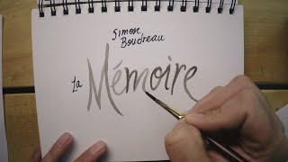 Video-Miniaturansicht von „Simon Boudreau - La mémoire [Clip Lyric Officiel]“