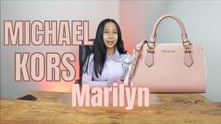 MICHAEL KORS Marilyn Small Color-Block Saffiano Leather Messenger Bag: Unboxing