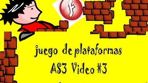 Adobe Flash - Juego de Plataforma en AS3 paso a paso - #3  programando movimientos parte 1