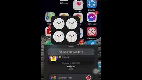 How to add widgets on your mobile home screen #widgets #iphone #shorts