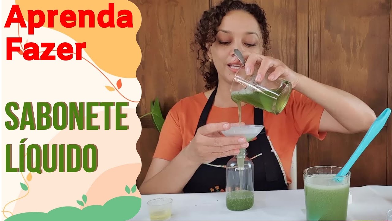 Como Fazer Sabonete Liquido de Algas Marinhas