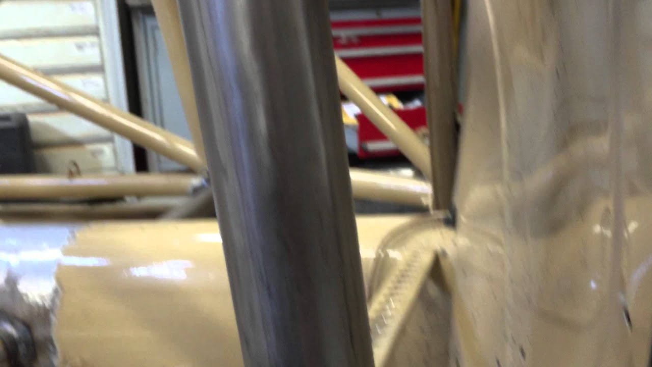 Tig welding a VW Bug roll cage YouTube