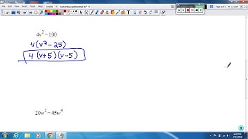 Factoring a Polynomial Involving a GCF and the Difference of Two Squares Univariate