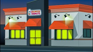 3 DUNKIN DONUTS CONSPIRACY STORIES ANIMATED