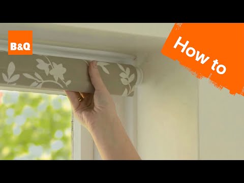 How to put up a roller blind