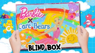 Blind Bag paper 🎀 BARBIE x CARE BEARS ✨ ASMR Unboxing Blind Bags! | satisfying opening blind bag