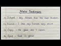 Make sentences in English From 12 words || How to make sentences || Easy sentences