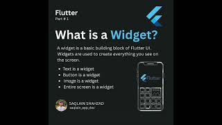 Flutter Widgets Explained for Beginners | Everything is a Widget | Flutter Tutorial Part 1